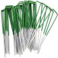 u shaped garden stakes tent peg Garden Staple