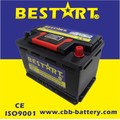 12V74ah Premium Quality Bestart Mf Vehicle Battery DIN 57412-Mf