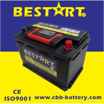 12V74ah Premium Quality Bestart Mf Bateria do veículo DIN 57412-Mf