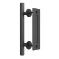 Heavy Duty Pull and Flush Door Handle Set