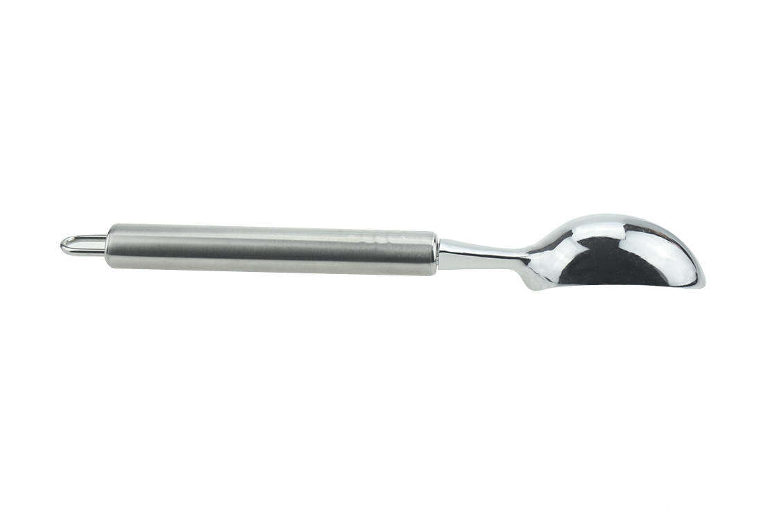 Stainless Steel Aluminum Handle Ice Cream Spoon