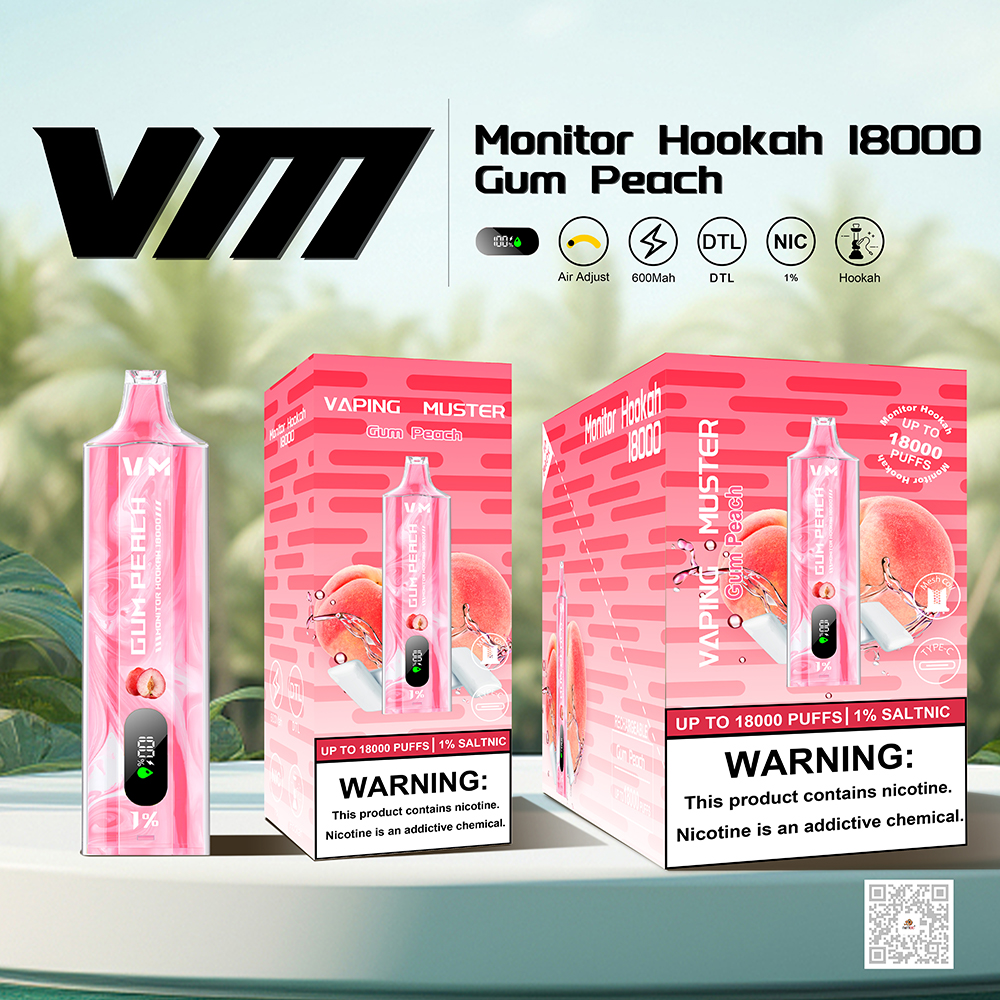 Monitor Hookah Vape 18000 puff Monitor Hookah Vape 18000 puff