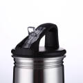 Pared simple de acero inoxidable al aire libre deportes botella de agua de acero inoxidable frasco de Ssf-580