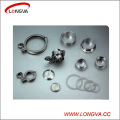 Sanitary Stainless Steel Tri Clover Clamp with Ferrule and Gasket