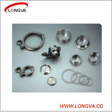 Sanitary Stainless Steel Tri Clover Clamp with Ferrule and Gasket