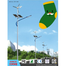 Lampe de rue LED solaire avec générateur de vent (BDTYN5)