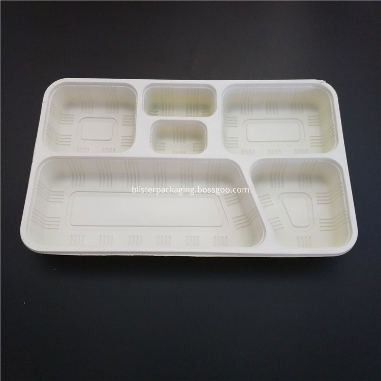 6 compartment food trays