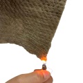 Flame retardant basalt needle-punched felt mat