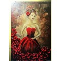 Handmade Figure Oil Painting (KVP-003)