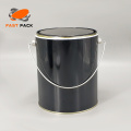 1 Gallon Black Metal Container For Paint