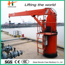 Marine Crane with Hydraulic Telescopic Booms 1t