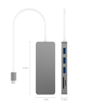 5 in 1 USB C Hub Function Adapter