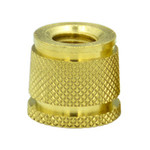 M6 M8 Knurled Plastic Brass Insert Nut