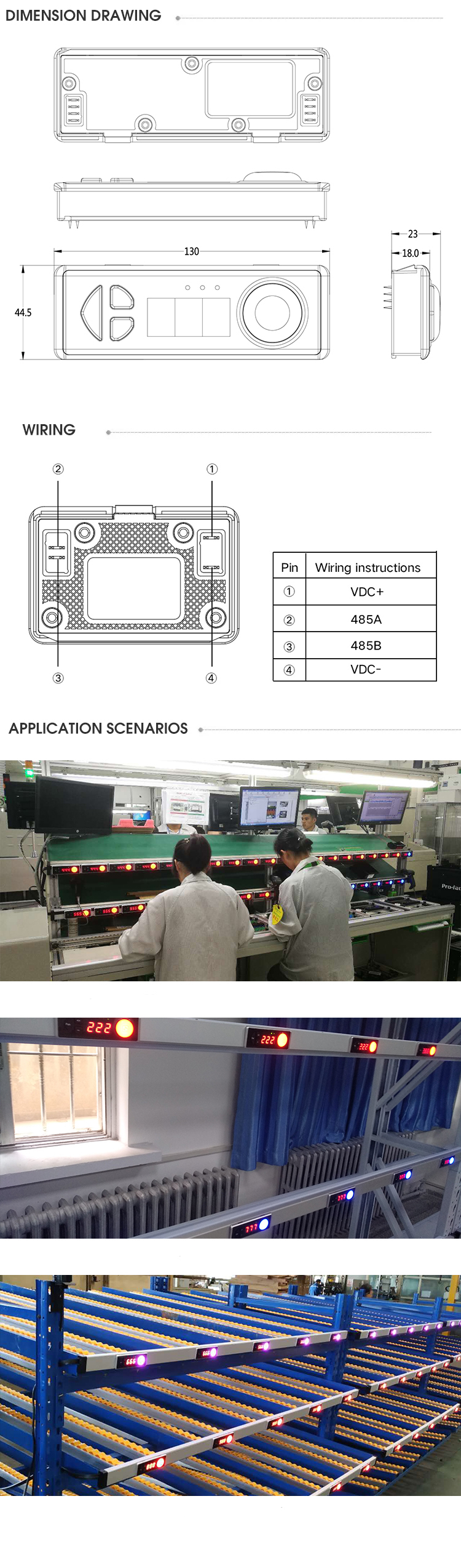 Pick to light solution