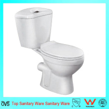 Porcelain White Color Two-Piece Toilets for Bathroom