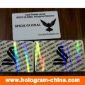 Transparent Hologram Overlay for ID Card