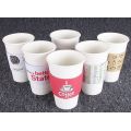 16oz Paper Board Impreso Papel Cup manga