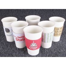 16oz Papierbrett bedruckte Papier Tasse Hülse