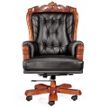 Chaise superviseur luxueux de bureau de bureau de style baroque