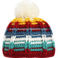 Chapeaux bobble beanie coloré pour hommes et femmes