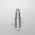 Bouteille de shampooing en aluminium argenté de haute qualité de 150 ml, bouteille de pompe en aluminium pour emballage cosmétique