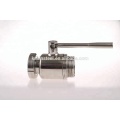 SS316L Sanitary Direct Way Threaded Union Ball Valve