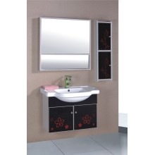 Mobilier d&#39;armoires de salle de bains peint en PVC moderne (B-558)