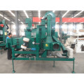 Grain cleaning machine with dust collector