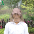 Sombrero de insecto mosquito protector facial para acampar