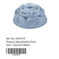 Flower shaped cast-aluminum cake mould