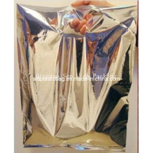 Wholesale Silver Color Die Cut Christmas Gift Packaging Bag