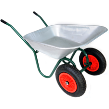 Steel Two Wheelbarrow