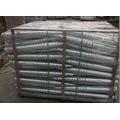 Hot galvanized ground screw with three nuts