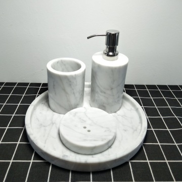 marble bathroom accessories set