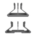 Soporte vertical para portátil de 2 ranuras para teléfonos