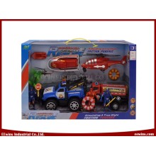 DIY Toys Beach Police Rescue Team Play Sets for Kids