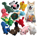 Squeaky Plush Dog Toy Pack for Puppy