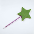 Nuevo pluma de regalo de compolla de pompoll de estrellas