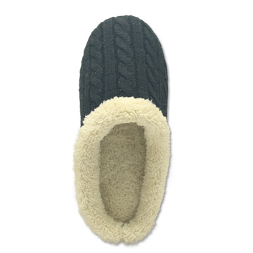 quality black comfortable house shoes slippers