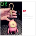 Silicone Keychain Fart Peach 3D Keyring Silicone Accessories