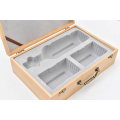 Flush Plastic Interior Wooden Wine Box