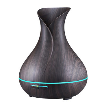 Humidificateur d&#39;air à diffuseur d&#39;arôme ultrasonique en bois, 400 ml