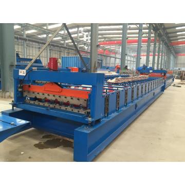 automatic double layer roof sheet forming machine