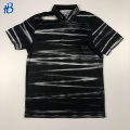 benutzerdefinierte Sommer schwarze Männer Fitness-Polo-T-Shirt