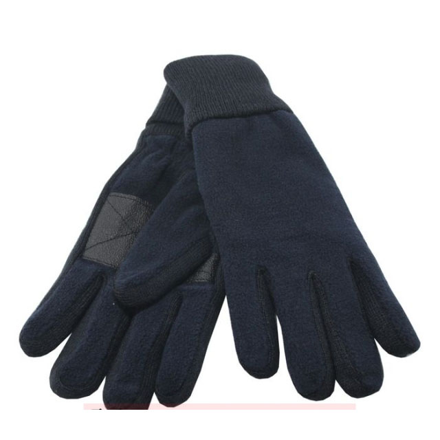 navy fleece gloves