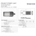 Aménagement de réverbère réglable à LED anti-Rust Rust