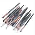 15PCS Makeup Cosmetic Brush Set with Eyeshadow Eyebrow Pencil Brushes