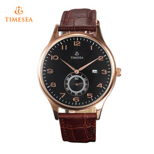 Mens Negro Relojes de marca de lujo impermeable reloj de pulsera 72380