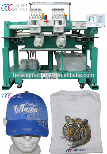 2 head embroidery machine