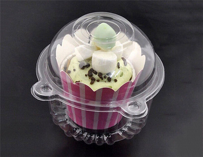 clear Cupcake Packaging Boxes